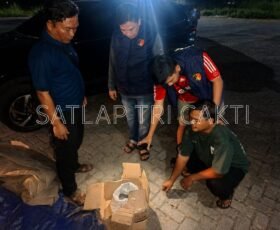 Satlap Tri Cakti dan Tim Resmob Polres Belitung Berhasil Menggagalkan Perdagangan Timah Ilegal Menuju Jakarta