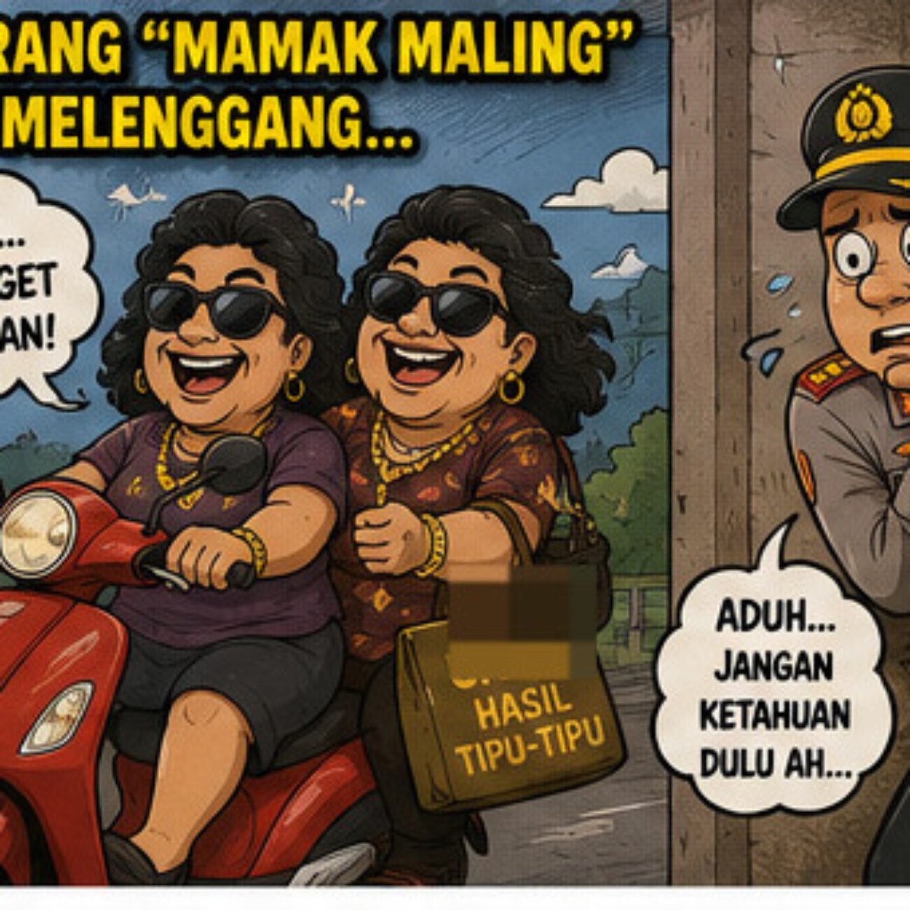 Gawat Pak Kapolri : Mamak Maling Yang Didemo di Medan Ternyata Bebas Berkeliaran
