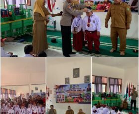 Warnai MPLS SDN 003 Muara Bengkal Polisi Edukasi Anti Bullying Hingga Bahaya Narkoba Melalui ” Police Go To School “