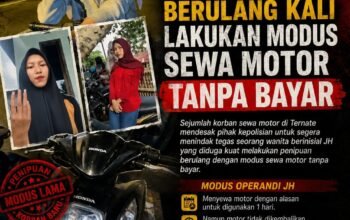 Korban Desak Polisi Bertindak, JH Alias ( Jana Haris) Diduga Berulang Kali Lakukan Modus Sewa Motor Tanpa Bayar