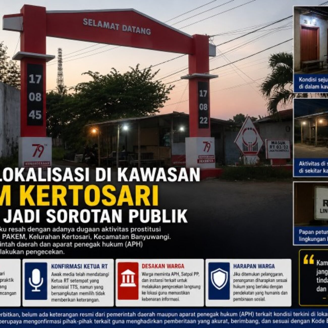 Diduga Lokalisasi di Kawasan PAKEM Kertosari Kembali Jadi Sorotan Publik