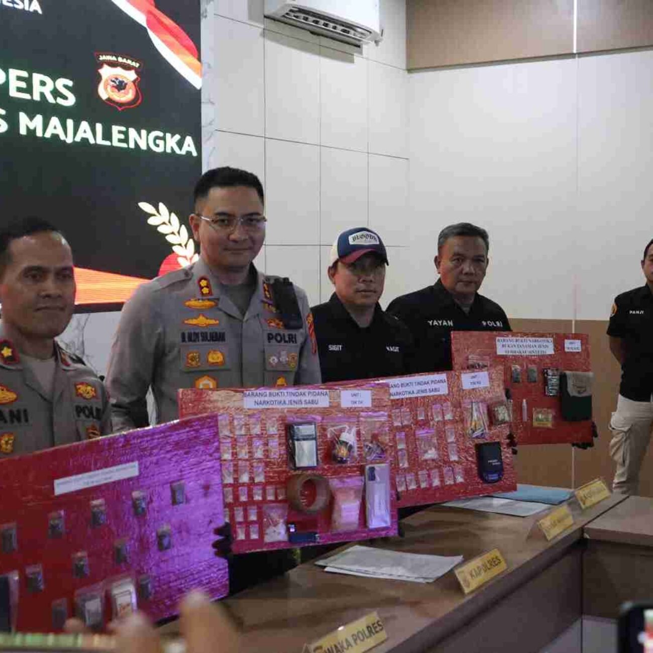 Polres Majalengka Bongkar Sindikat Narkotika,Barang Bukti dan Sanksi Terancam Hukuman Berat