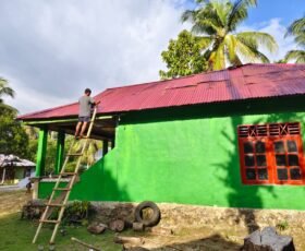 Wujud Nyata Kepedulian TNI AD, Satgas TMMD Ke-129 Kodim 1807/Sorong Selatan Percepat Rehab RTLH
