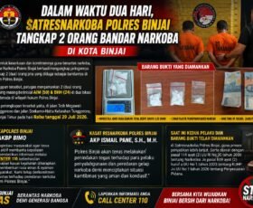Dalam Waktu Dua Hari, Satresnarkoba Polres Binjai Tangkap 2 Orang Bandar Narkoba di Kota Binjai