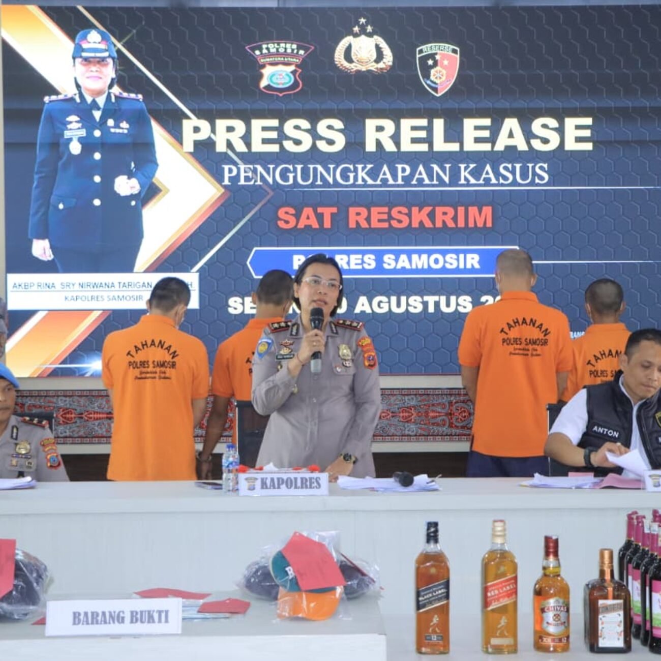 Sat Reskrim Polres Samosir Ungkap 7 Kasus Jadi Perhatian Publik