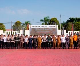 Hadapi Ancaman Karhutla, Polres Kutim Gelar Apel Kesiapsiagaan Dan Perkuat Sinergi Lintas Sektor