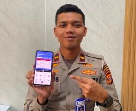 Wujudkan Pelayanan Lalu Lintas Yang Mudah, Modern Dan Humanis, ” Polantas Karib ” Polres PPU Sosialisasikan SIM Digital
