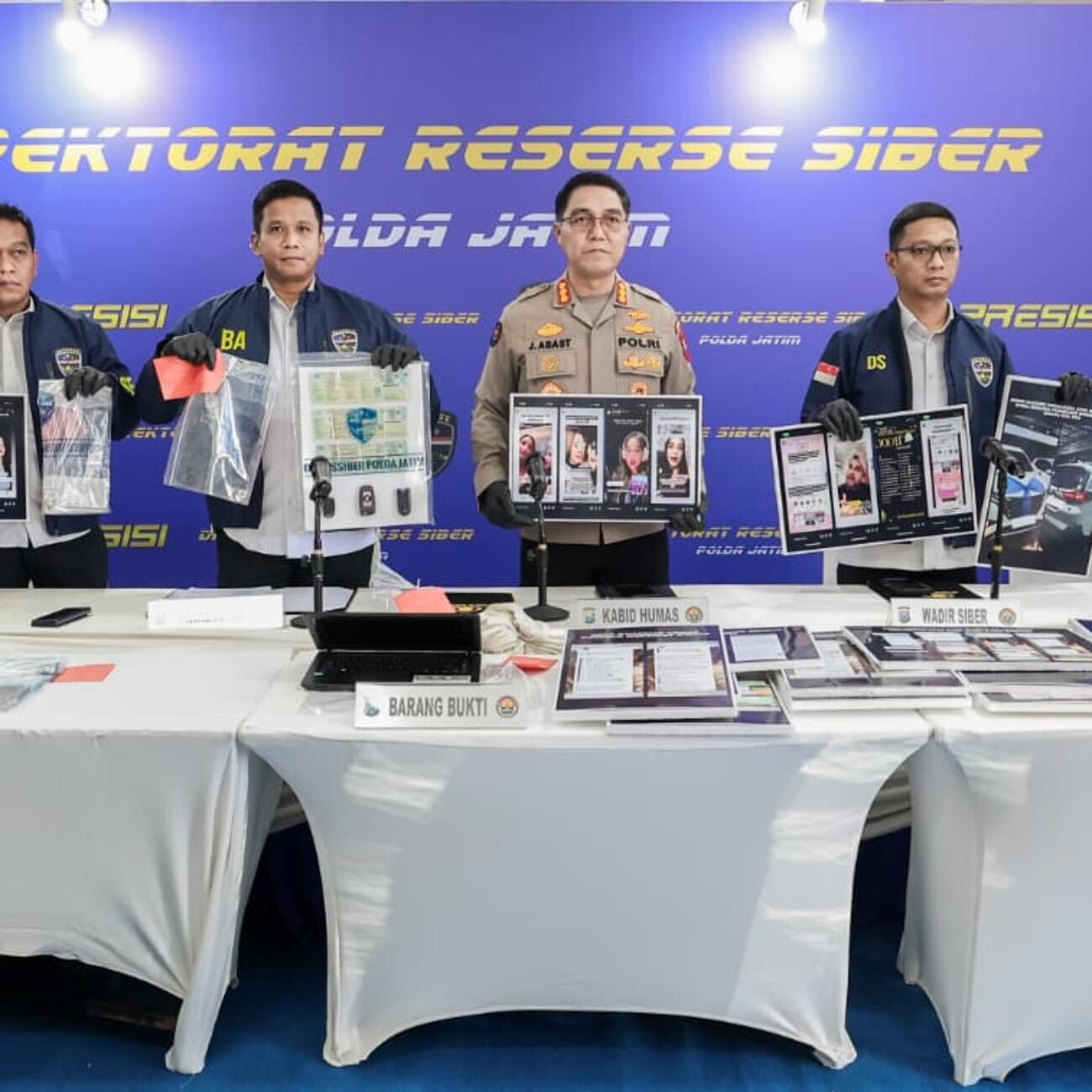 Polda Jatim Bongkar Arisan Online Fiktif Transaksi Capai Rp.71 Miliar