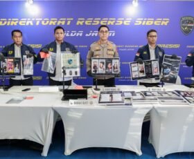 Polda Jatim Bongkar Arisan Online Fiktif Transaksi Capai Rp.71 Miliar