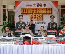 Polres Pasuruan Ungkap 5 Kasus Kekerasan di Jalur Malang–Surabaya, 7 Tersangka Diamankan
