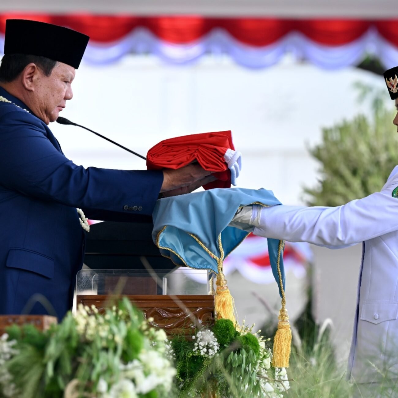 Panglima TNI Hadiri Upacara Peringatan Detik-Detik Proklamasi di Istana Merdeka