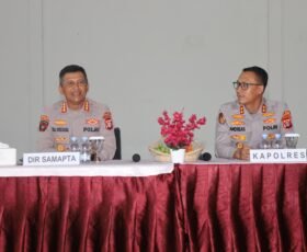 Berkunjung Ke Polres PPU, Dir Samapta Polda Kaltim Membawa Pesan Tegas : Jaga Diri, Keluarga Dan Institusi