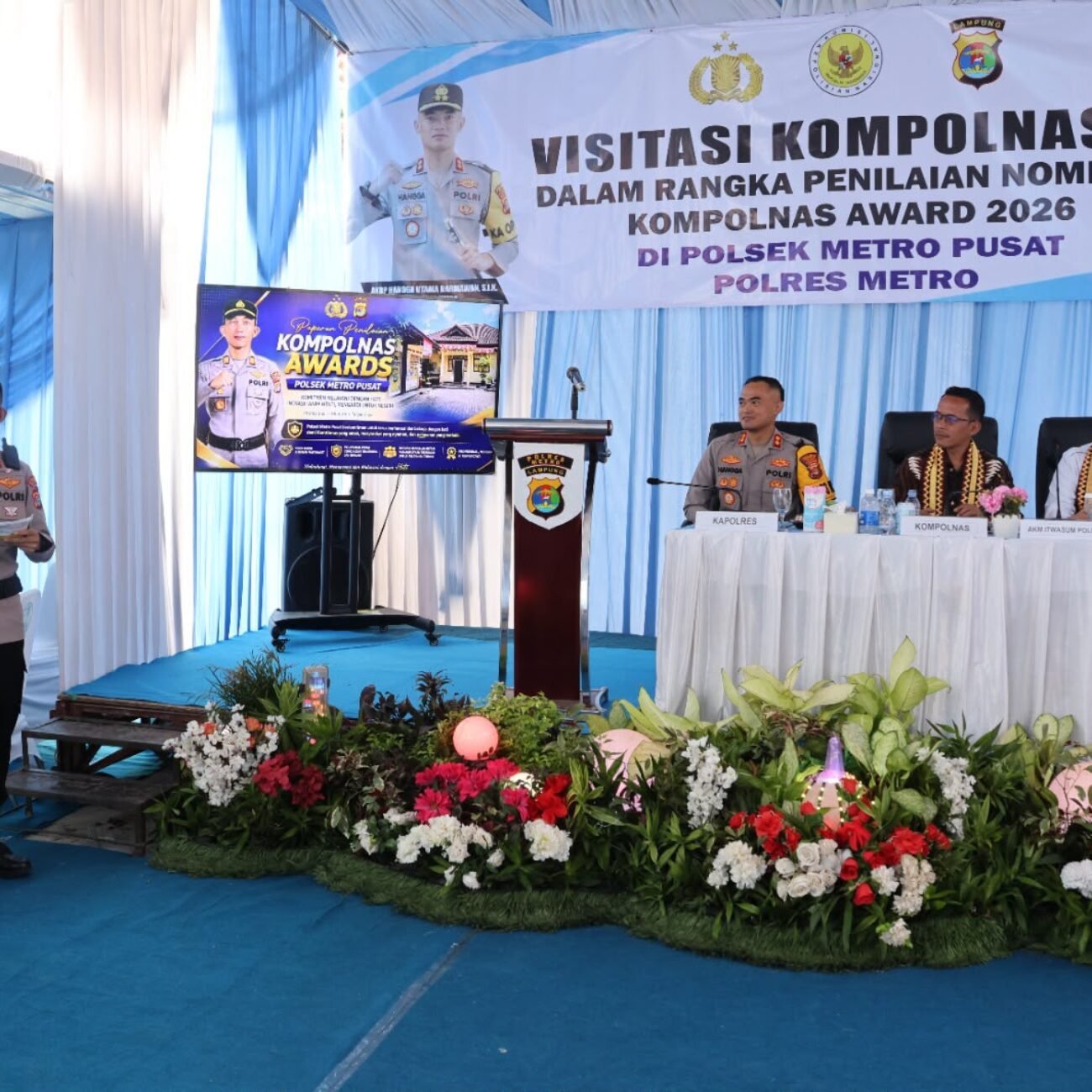 Kompolnas RI Lakukan Visitasi ke Polsek Metro Pusat Dalam Penilaian Kompolnas Awards 2026