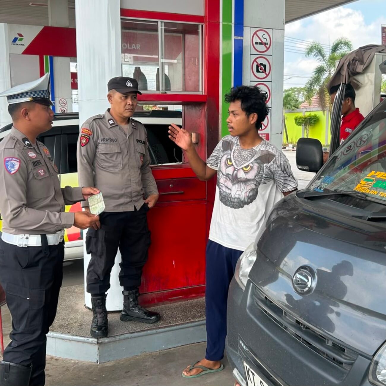 Satlantas Polres Kutim Intensifkan Patroli, Cegah Pelanggaran Dan Penyalahgunaan BBM