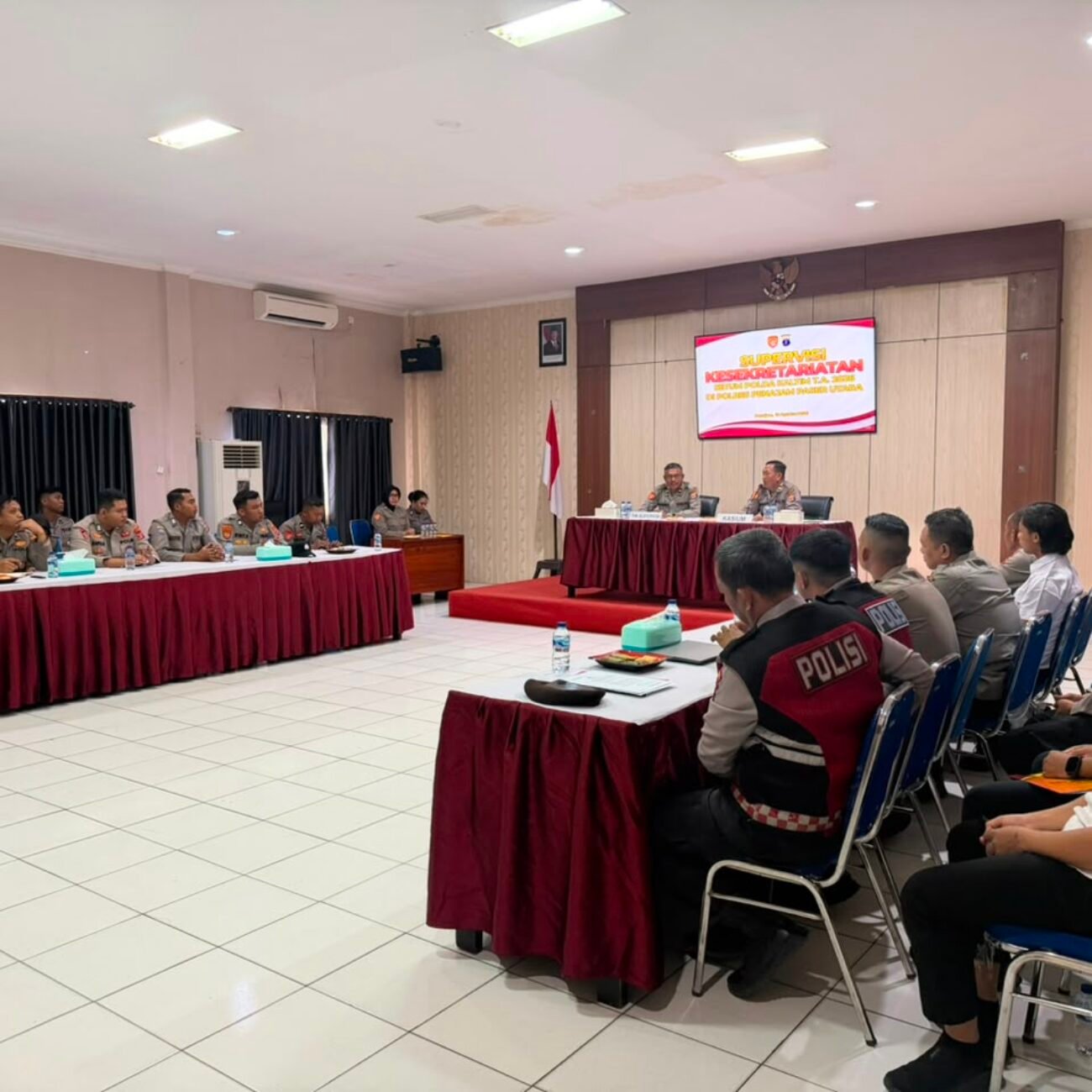 Setum Polda Kaltim Supervisi Polres PPU, Perkuat Tata Kelola Administrasi Dan Naskah Dinas Digital