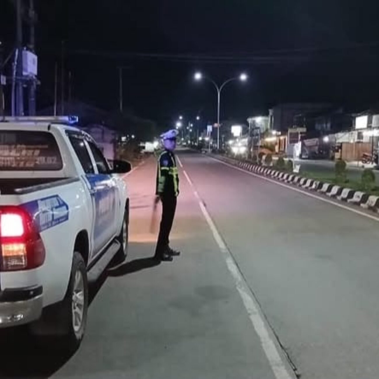 Polisi Patroli Tengah Malam Hingga Subuh Di Tikungan Sahara Dan Patung Singa, Balap Liar Jadi Sasaran
