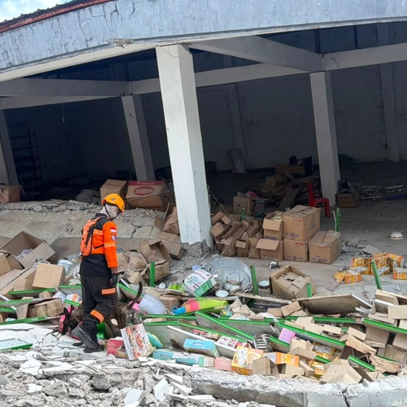 K-9 SAR Polri Perkuat Kemanusiaan Pasca Gempa NTT