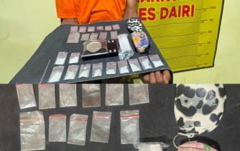 Simpan Sabu Dibungkus Kaos Kaki, Sat Narkoba Polres Dairi Ringkus Terduga Pengedar di Huta Rakyat