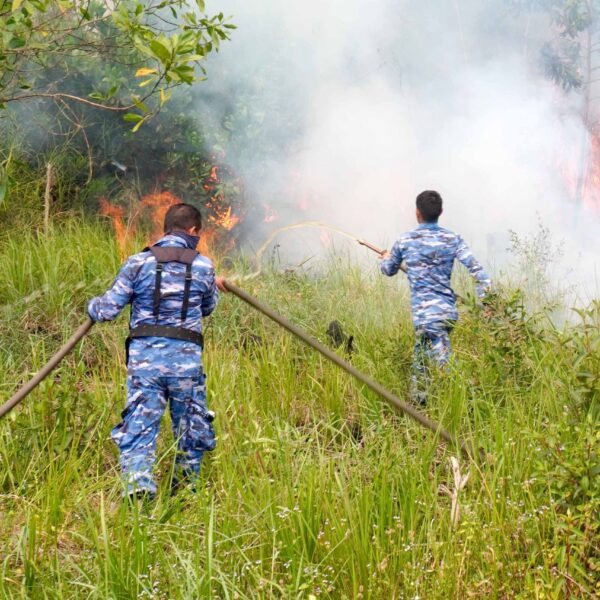 Menembus Asap Karhutla Kalsel, Personel Lanud Sjamsudin Noor dan Kekuatan Udara Bergerak, Heli TNI AU dan Gabungan Dikerahkan, Wujud Negara Hadir