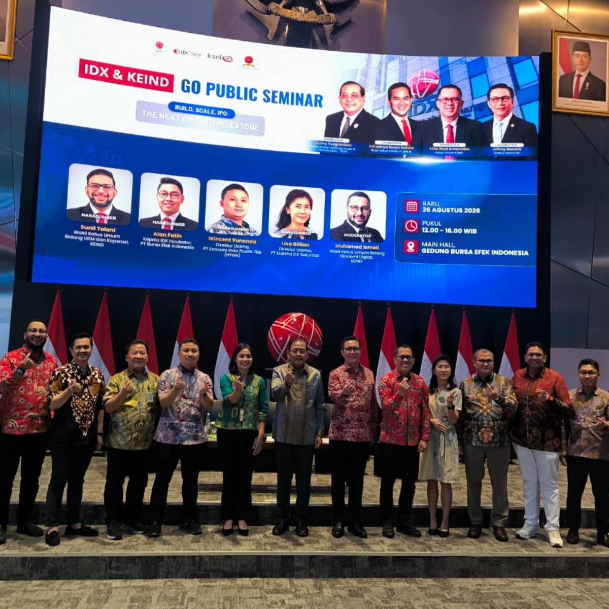 KEIND INDONESIA dan BEI Dorong UKM Naik Kelas Lewat Strategi Build, Scale hingga IPO
