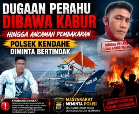 GUNCANG KENDAHE! Dugaan Bawa Kabur Perahu dan Ancaman Pembakaran, Abdul Taguriri Diminta Segera Ditangkap Polisi