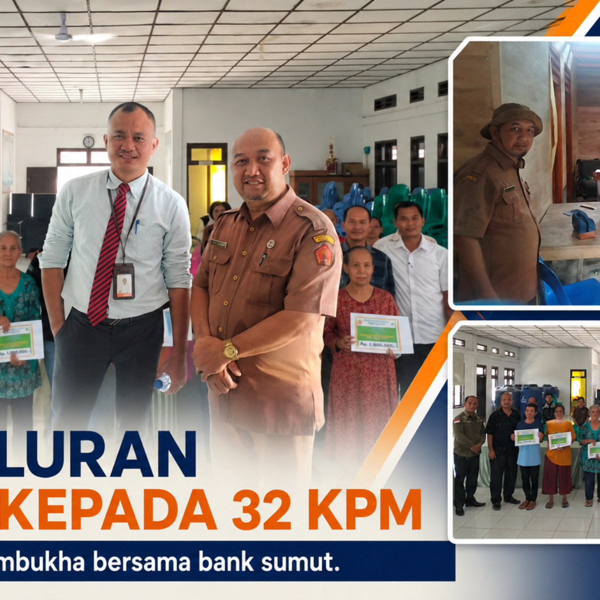 Di Tengah Tekanan Ekonomi, Pemdes Ambukha Salurkan BLT-DD kepada 32 KPM Secara Nontunai