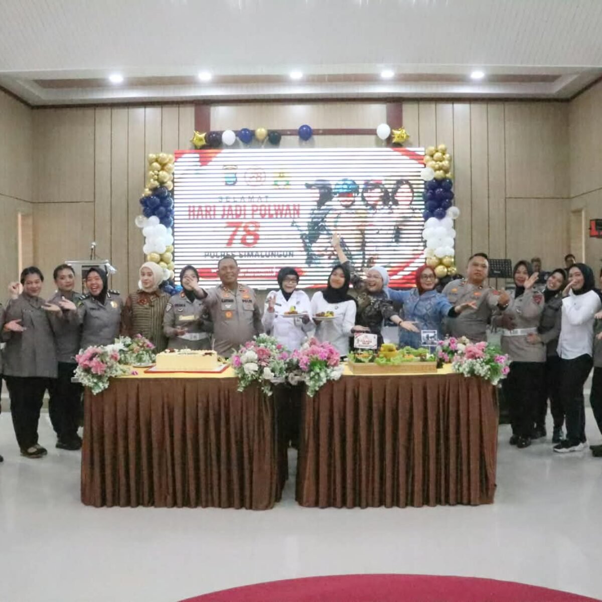 Peringati HUT ke – 78, Polres Simalungun Gelar Syukuran Polwan Usung Tema ” One Police Woman, Extraordinary Impact “