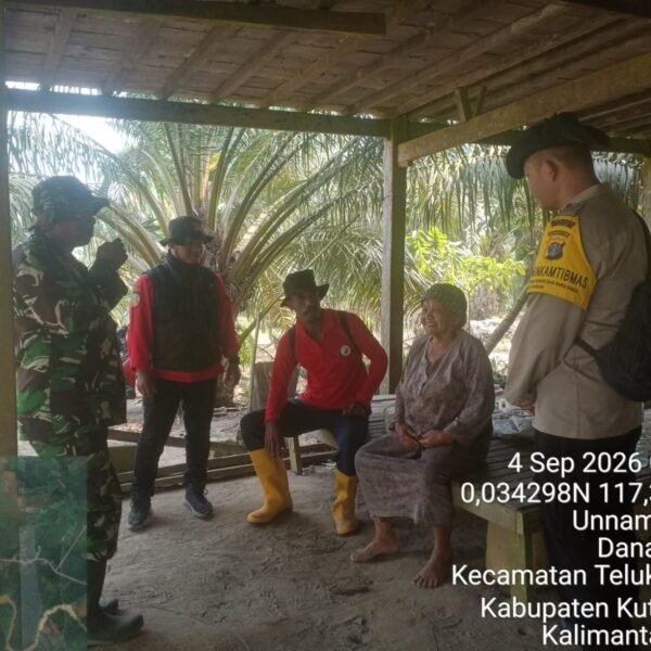 Tim Patroli Terpadu Manggala Agni Menyasar Ke Danau Redan Poros Bontang -.Samarinda, Sosialisasikan Larangan Pengrusakan dan Pembakaran Hutan