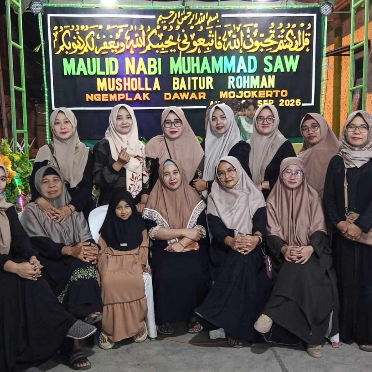 Semarak Maulid Nabi Muhammad SAW 1448 H di Dusun Ngemplak, Warga Randegan Perkuat Silaturahmi dan Sinergi