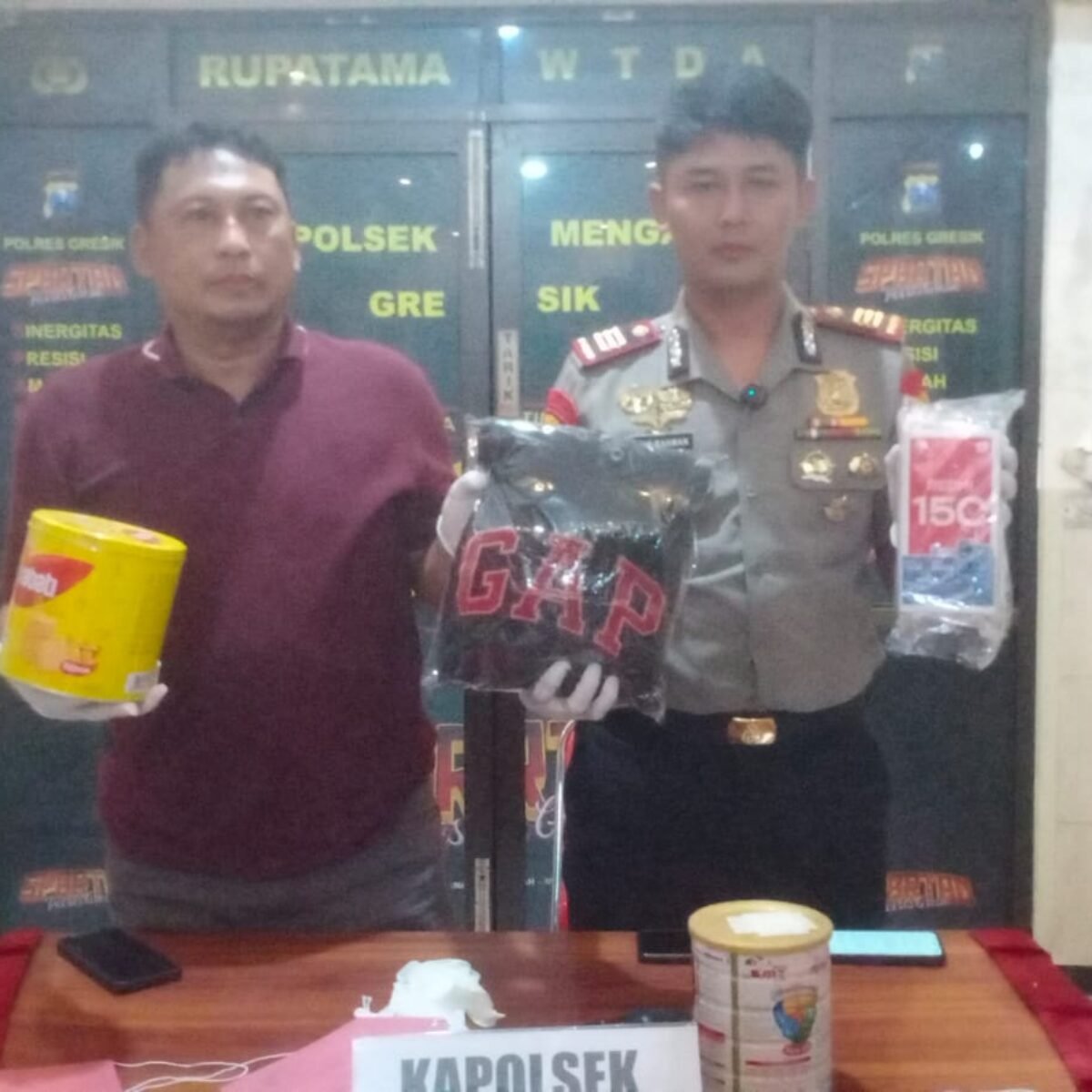Gerak Cepat, Polsek Menganti Berhasil Ungkap Kasus Pencurian di Laban, Pelaku Dibekuk di Tempat Kos
