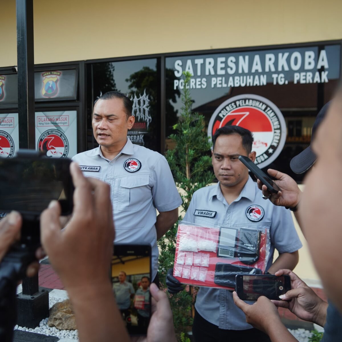 Polres Tanjung Perak Amankan Pengedar Sabu di Kenjeran, 65,51 Gram Barang Bukti Disita