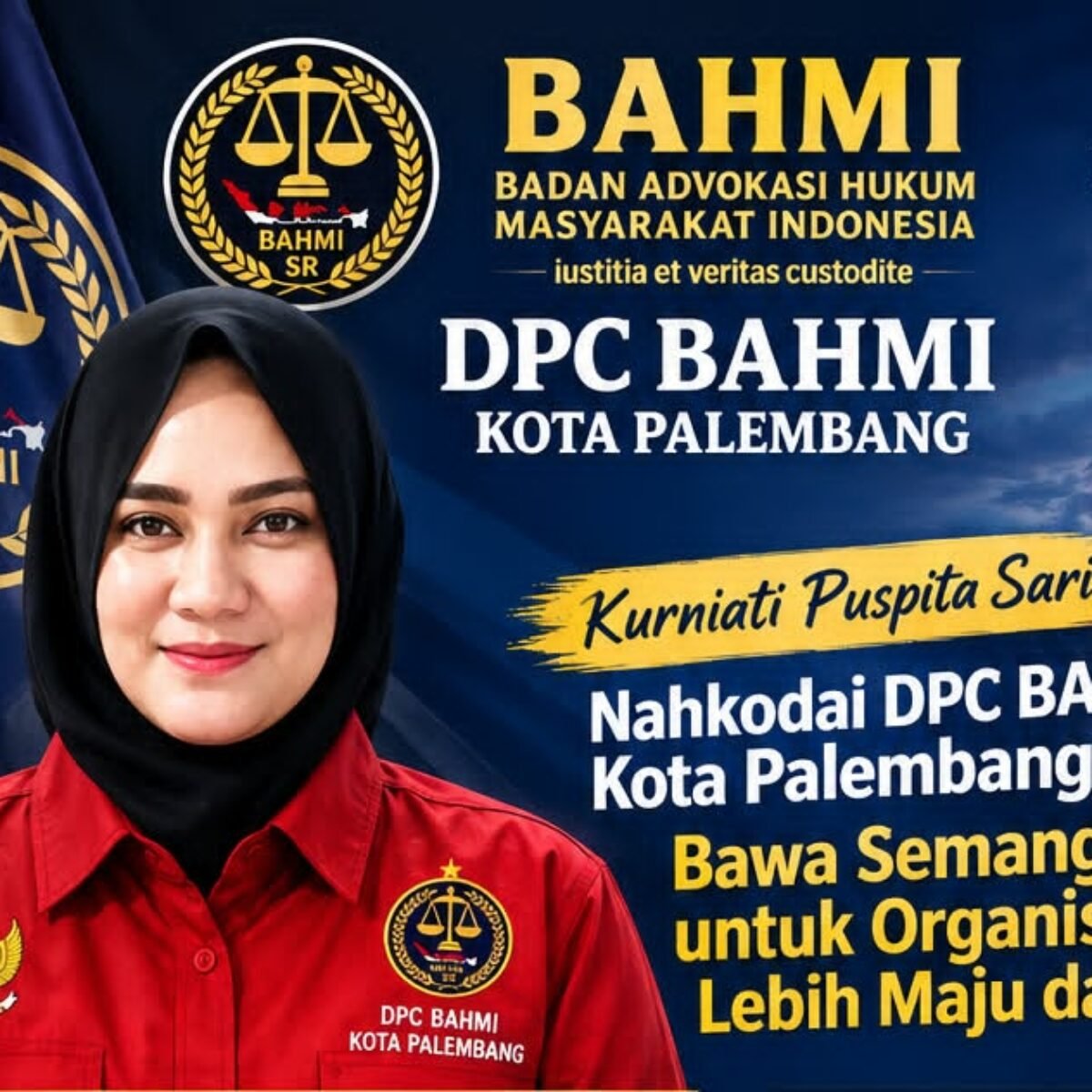Kurniati Puspita Sari Nahkodai DPC BAHMI Kota Palembang, Bawa Semangat Baru untuk Organisasi Lebih Maju dan Eksis