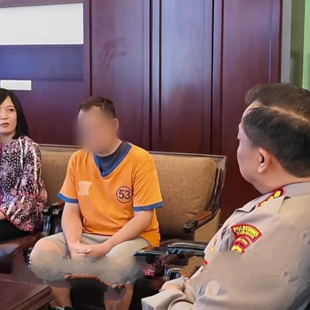 Polrestabes Surabaya Amankan Terduga Pencabulan Anak Dibawah Umur 