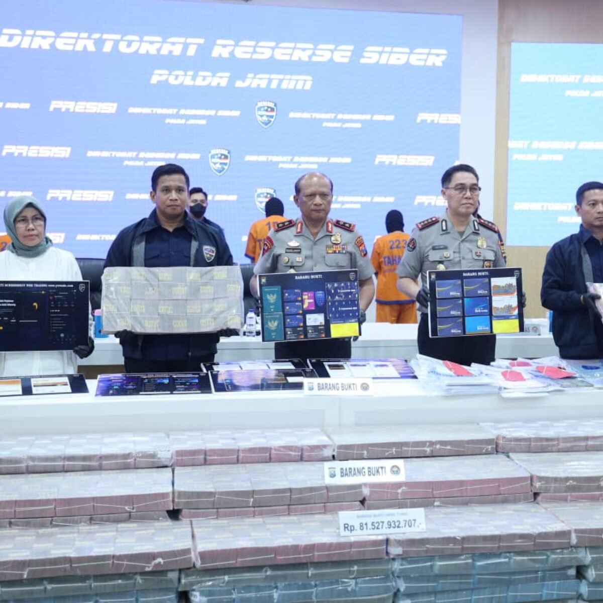 Polda Jatim Bongkar Scam Investasi Kripto Internasional, Blokir 77 Rekening Senilai Rp81,5 Miliar