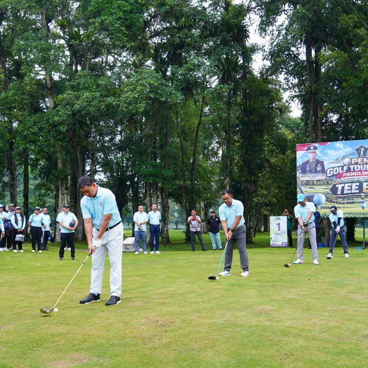 Pangdam I/BB Buka Turnamen Golf HUT ke – 81 TNI, Perkuat Sinergi di Sumut